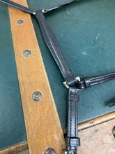 Load image into Gallery viewer, Sabre Drop Noseband - Black - Pony - Traditional English Leather