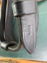 Load image into Gallery viewer, Sabre Flash Cavesson Noseband - Black - Cob - Traditional English Leather