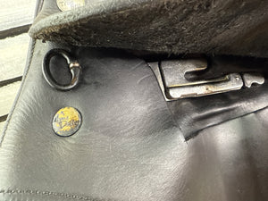17” MW Harry Dabbs True Brit Dressage Saddle - Black