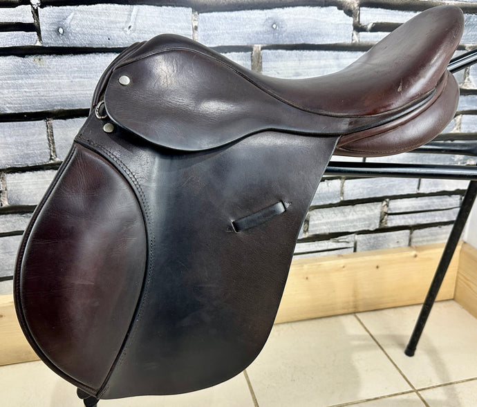17” Wide Ideal Classic GP Saddle - Brown