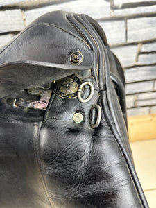 17 1/2” Wide Symmonds Designer GP Saddle - Black