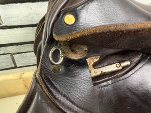 17 1/2” MN Humphries & Swain Holistic Saddlery GP/Jump Saddle - Brown