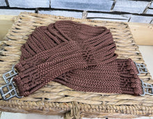 Load image into Gallery viewer, S/H 47” Stubben Cord Anti-Chafe Girth - Brown