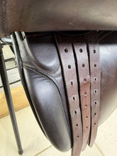 Load image into Gallery viewer, 15” Medium Morris &amp; Nolan WH Working Hunter Saddle - Brown - Suede - Working Hunter
