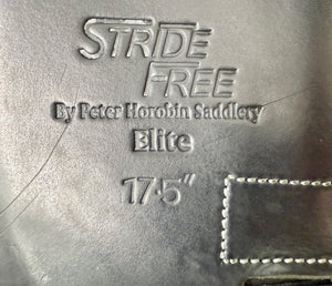 17 1/2” Wide Stride Free Elite Dressage Saddle - Black