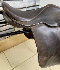 15 1/2” Wide-XW Sturgess English WH Pony  Show Saddle - Brown