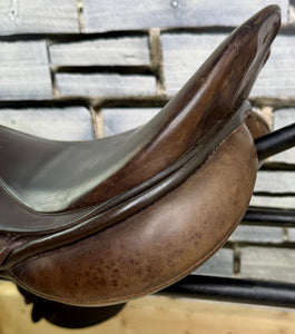 18” XW M&J/Granville Saddlery English GP Cob Saddle - Brown