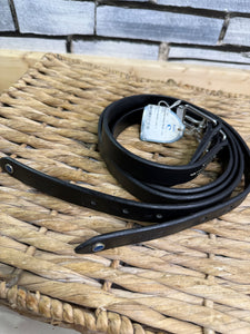 S/H 130cm/51” Ladies/Teens Stubben Stirrup Leathers - Black
