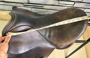 17” Wide-XW Ideal Apex H&C Cob GP Saddle - Brown