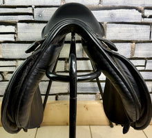 Load image into Gallery viewer, 16” Wide Native Pony Saddle Company WH/GP Saddle - Black