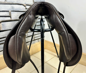 17” Narrow Albion K2 Dressage Saddle - Brown