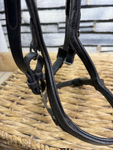 Load image into Gallery viewer, S/H Micklem Bridle &amp; Crystal Brow - Standard Horse/Full - Black