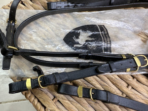 S/H Albion Spanish Riding School Drop Bridle & Reins - Full