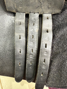 17 1/2” Wide Eric Thomas Close Contact Jump Saddle - Black