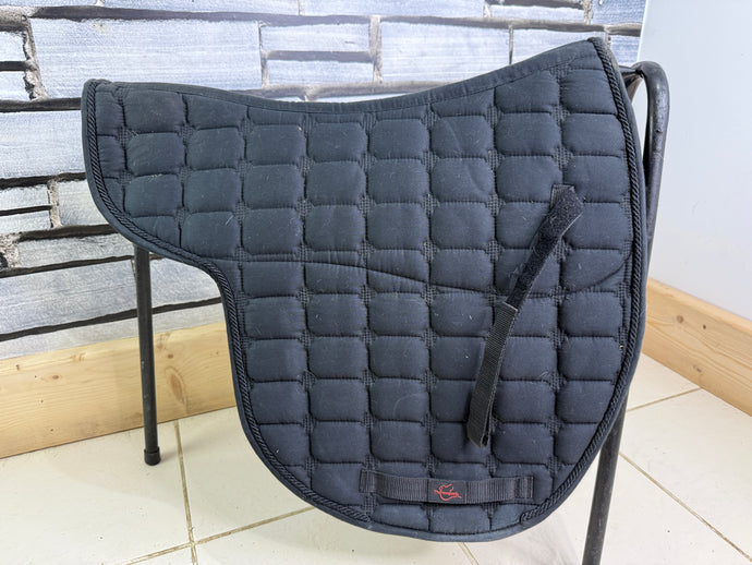 S/H Thorowgood Non-Slip Cob Grip Saddlepad - Full - Black