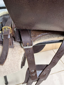 15” MW Kids Seaside Donkey/Pony Ride Saddle - Brown