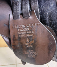Load image into Gallery viewer, 17” MW Jeffries Falcon One GP/Jump/Event Saddle - Brown - Square Cantle