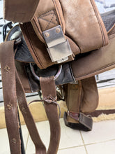 Load image into Gallery viewer, 17” Big Horn Cordura Western Saddle - SQB - Brown - Lightweight Genuine US