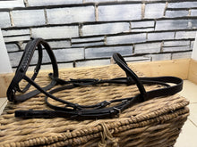 Load image into Gallery viewer, S/H Lemetex Flash Plaited Nose Bridle - Brown - Full