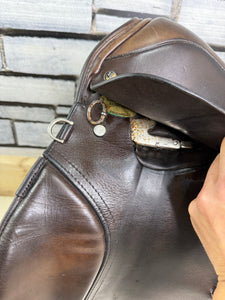 16 1/2” MW Sandringham GP Saddle - Brown