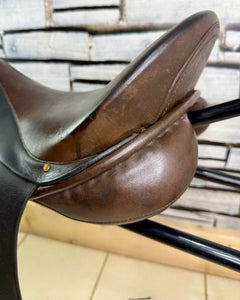 16 1/2” XW Saddleworld/L.A. Jones GP Saddle - Brown