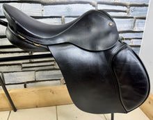 Load image into Gallery viewer, 16” Medium-MN Palaton English Leather Pony GP Saddle - Black