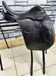 17 1/2” MW Spalding Eclipse Dressage Saddle - Brown