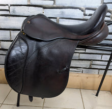 Load image into Gallery viewer, 17 1/2” Wide Lovatt &amp; Rickets Sylvan English GP Saddle - Brown - Arabian Saddle Company