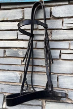 Load image into Gallery viewer, NEW Full Size English Hunter Bridle - 1 1/2” Noseband