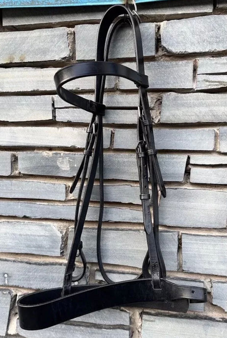 NEW Full Size English Hunter Bridle - 1 1/2” Noseband
