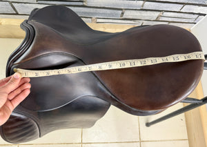 17 1/2” MW Ideal Working Hunter Saddle - Brown