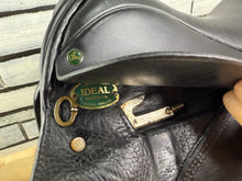 Load image into Gallery viewer, 17 1/2” Medium Ideal Jessica Dressage Saddle - Black
