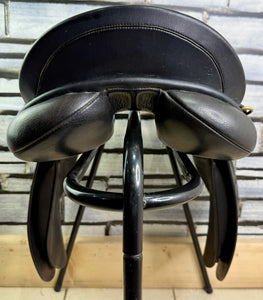 17 1/2” XW Jeffries Falcon Hawk Event Cob GP Saddle - Black