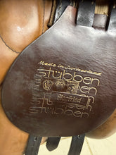 Load image into Gallery viewer, 17” 30 (MW) Stubben Siegfried GP Hunting Saddle - Brown - Suede Knees