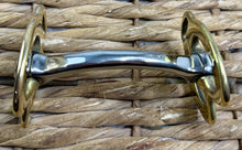 Load image into Gallery viewer, Horseshoe Cheek Stallion Show Bit -4”-5 1/2”