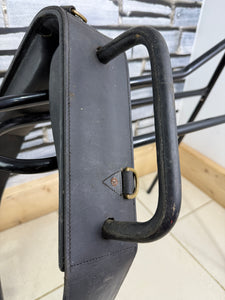 S/H Leather Vaulting Roller - Full - Black/Brass