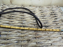Load image into Gallery viewer, Vintage Childs Delicate Hunt Whip with Thong - Bamboo