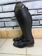 Load image into Gallery viewer, S/H DeNiro Tricoloure Leather Riding Boots - Size 39 XL - XW Calf
