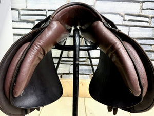 17” Wide Native Pony Saddle Company GP/WH Saddle - Brown