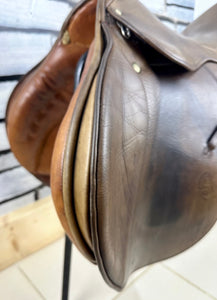17 1/2” MN (Fit 28) Stubben Parzival GP Saddle - Brown