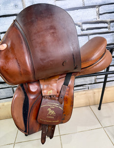 17 1/2” XW-XXW Frank Baines Balance Zenith Jump Saddle - Tan