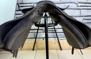 17” Wide-XW/Changeable Gullet Thorowgood Cob GP Saddle-Black