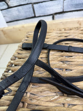 Load image into Gallery viewer, S/H Cavesson Snaffle Bridle - Black  - Cob