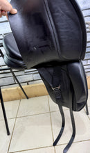 Load image into Gallery viewer, 17” Wide Crown/Ideal Jessica Dressage Saddle - Black - Excellent Condition