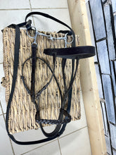 Load image into Gallery viewer, S/H Equicraft Complete Hunter Bridle &amp; Plaited Brow - Brown - Full
