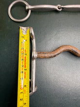 Load image into Gallery viewer, 4 1/2” Double Bits - Ported Sweet Iron Weymouth &amp; Small Ring Bridoon- Showing