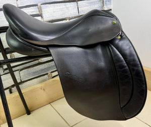 17 1/2” XW Oakfield Santana WH Saddle - Black
