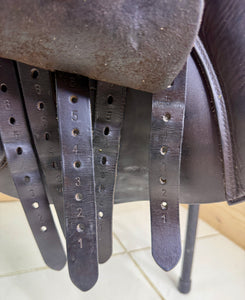 17” Wide Farrington Burford Event Cob Saddle - Brown
