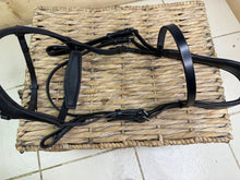 Load image into Gallery viewer, S/H Full Size Anatomic Padded Head &amp; Nose Bridle - Black