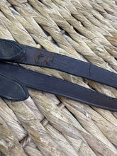 Load image into Gallery viewer, S/H English Leather Adjustable Clip Side Reins - Full - Brown